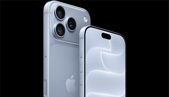 Dva stříbrné iPhony 18 Pro, pohled zepředu, zezadu a z boku, zaostřeno na Ceramic Shield 2