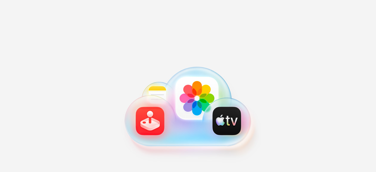 iPhone 17, back exterior, white color, Dual Fusion camera, set against a light blue cloud
