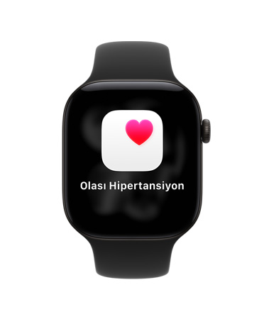 Apple Watch Series 12, alüminyum kasa, siyah renk, olası hipertansiyon bildirimi, Spor Kordon, siyah renk