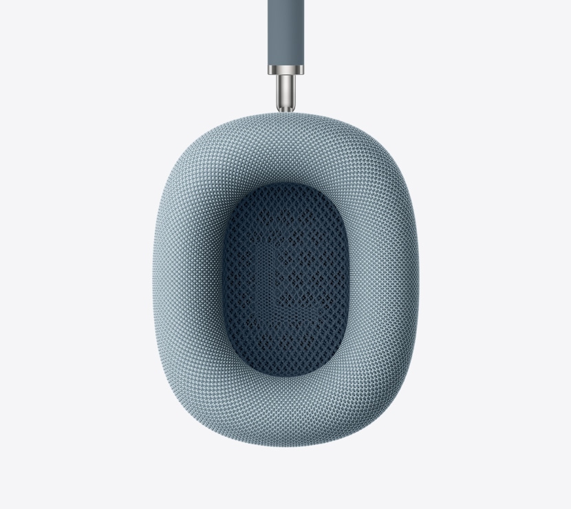 سماعات الرأس AirPods Max 2، لون أزرق، تفاصيل بطانة الأذنين الداخلية