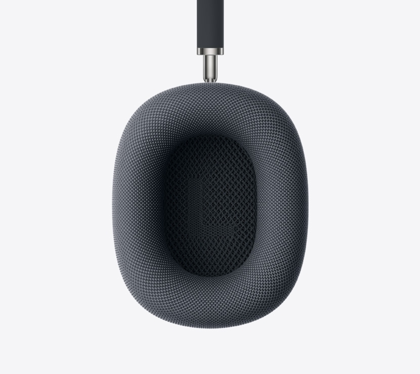 سماعات الرأس AirPods Max 2، لون سماء الليل، تفاصيل بطانة الأذنين الداخلية
