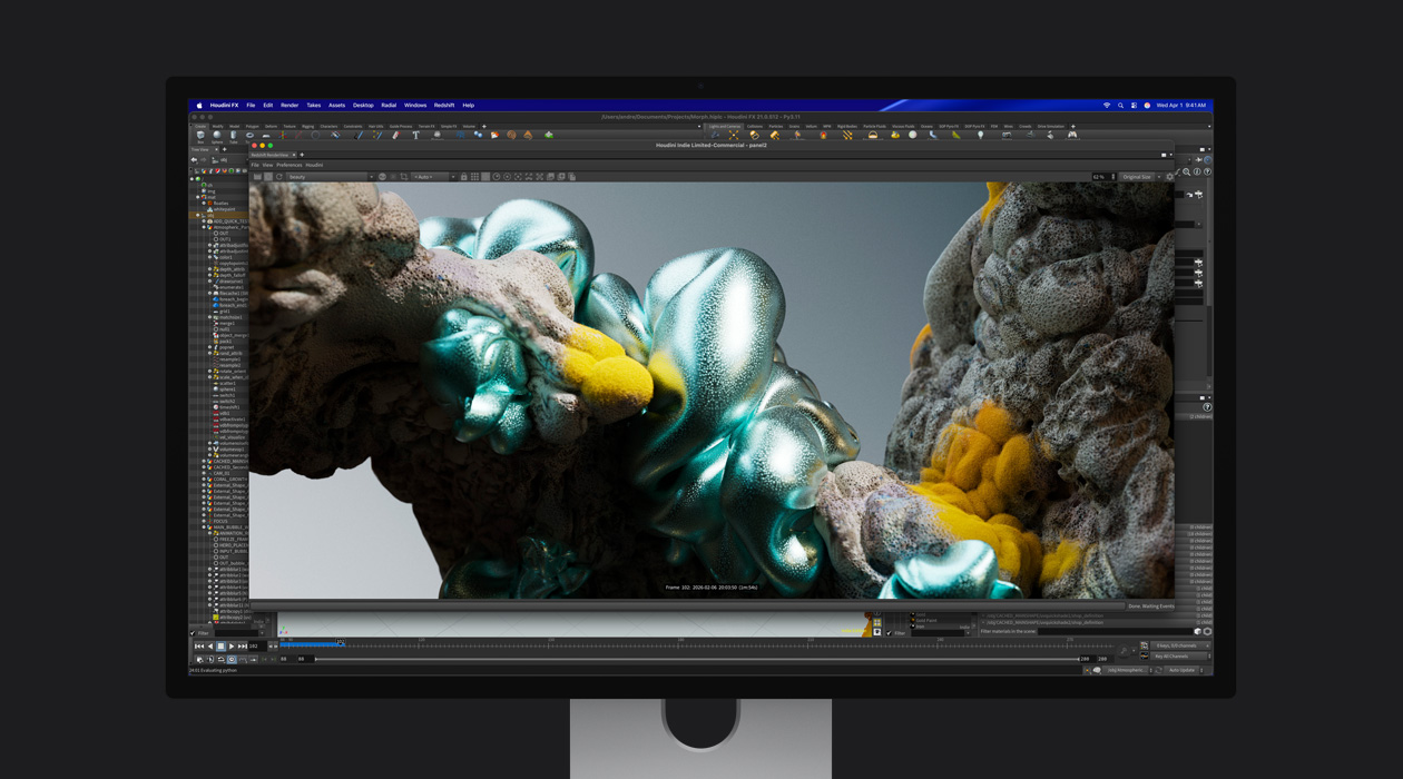 Studio Display XDR 動畫檔案的靜止畫面